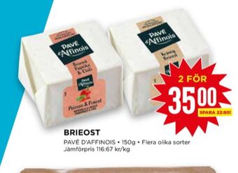 Willys Pave d affinois brie erbjuda