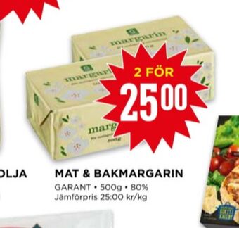 Willys Garant margarin erbjuda
