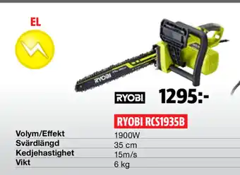 Bauhaus RYOBI RCS1935B erbjuda