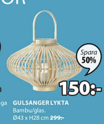 JYSK Gulsanger Lykta erbjuda