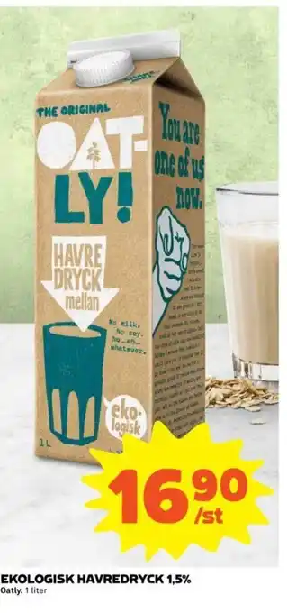 Coop Ekologisk Havredryck 1,5% erbjuda