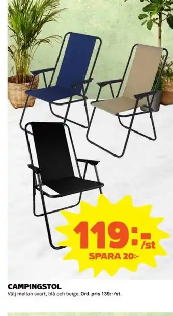Coop Campingstol erbjuda