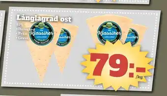 Bonum Matmarknad Långlagrad ost erbjuda