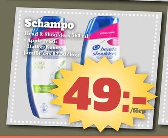 Bonum Matmarknad Schampo erbjuda