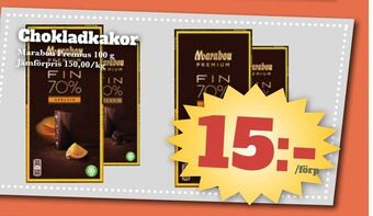 Bonum Matmarknad Chokladkakor erbjuda