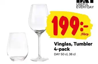 City Gross Vinglas, Tumbler 4-pack erbjuda