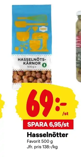 City Gross Hasselnötter erbjuda