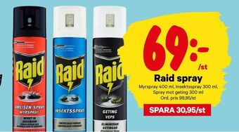 City Gross Raid spray erbjuda