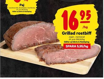 City Gross Grillad rostbiff erbjuda