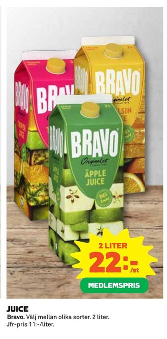 Coop Daglivs Juice erbjuda
