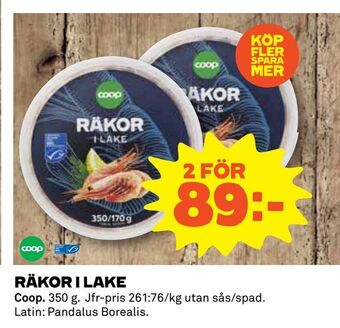 Coop Daglivs Räkor i lake erbjuda