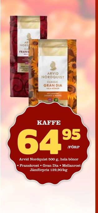 Din Mat Kaffe erbjuda