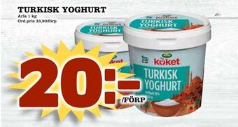 Din Mat Turkisk yoghurt erbjuda