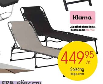 EKO Solsäng erbjuda
