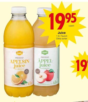 Matöppet Juice erbjuda