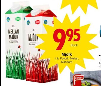 Matöppet Mjölk erbjuda