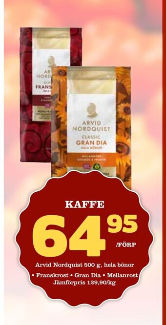Prisma Mat Kaffe erbjuda