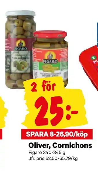 City Gross Oliver, Cornichons erbjuda