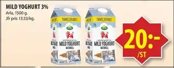 Matvärlden Tensta Mild yoghurt 3% erbjuda