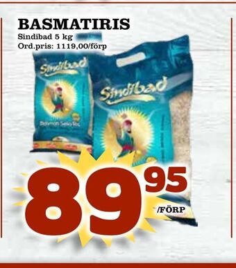 Supergrossen Basmatiris erbjuda