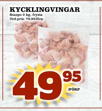 Supergrossen Kycklingvingar erbjuda