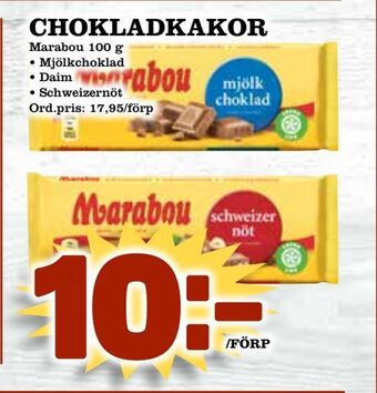 Supergrossen Chokladkakor erbjuda