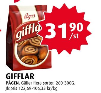 Handlar'n Gifflar erbjuda