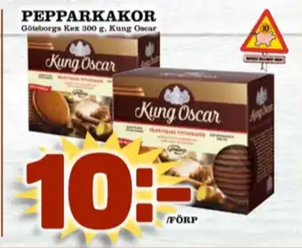 Kung oscar pepparkakor