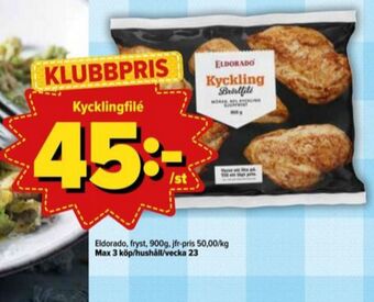 Östenssons Eldorado kycklingbröstfilé erbjuda