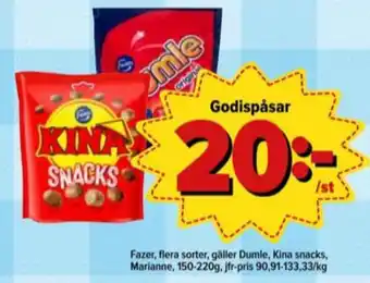 Dumle godispåsar