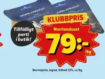 Östenssons Norrmejerier norrlandsost erbjuda