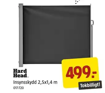 Jula Insynsskydd 2,5x1,4 m erbjuda