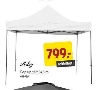 Jula Pop up-tält 3x3 m erbjuda