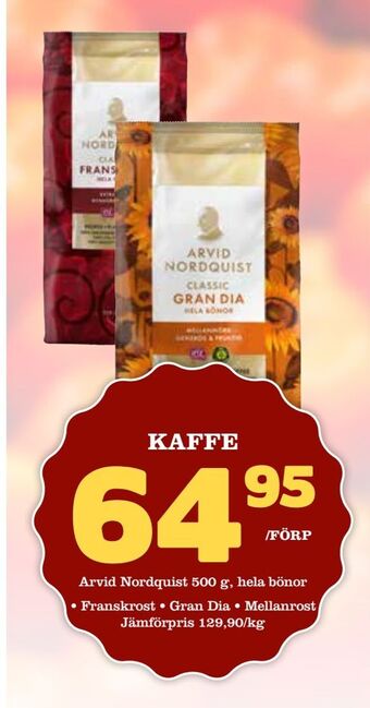 Matdax Kaffe erbjuda