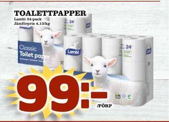Matdax Toalettpapper erbjuda