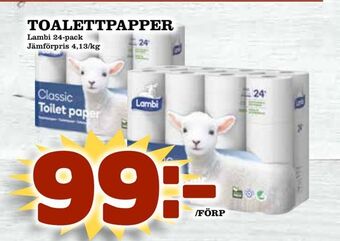 Nya Pulsen Toalettpapper erbjuda