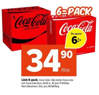 Coop Extra Läsk 6-pack erbjuda