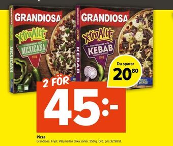 Coop Extra Pizza erbjuda