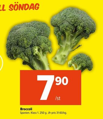 Coop Extra Broccoli erbjuda