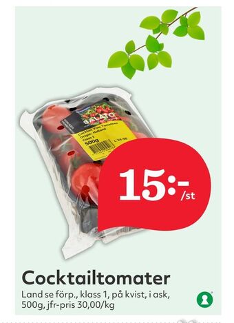 Hemköp Cocktailtomater erbjuda