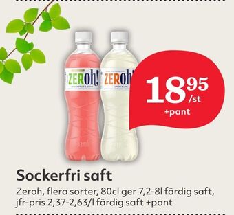 Sockerfri saft