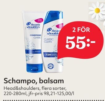 Hemköp Schampo, balsam erbjuda