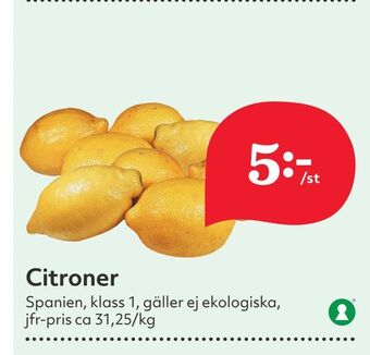 Hemköp Citroner erbjuda