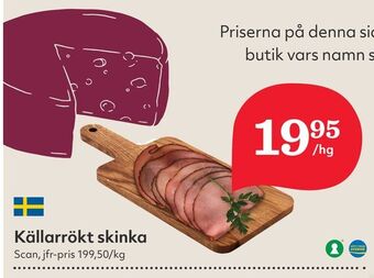 Hemköp Källarrökt skinka erbjuda