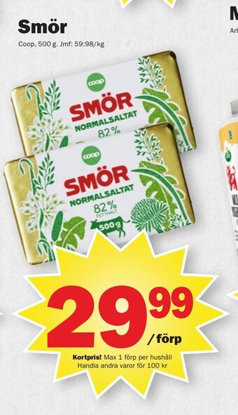 Pekås Smör erbjuda