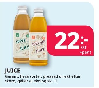 Tempo Juice erbjuda