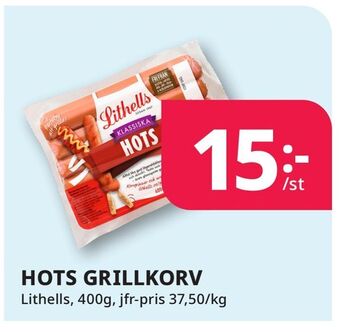 Tempo Hots grillkorv erbjuda