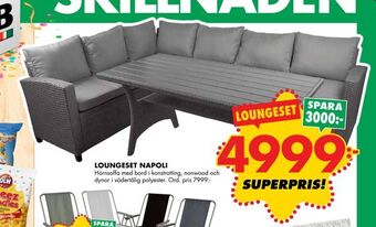 ÖoB Loungeset napoli erbjuda