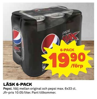 Coop Extra Läsk 6-pack erbjuda