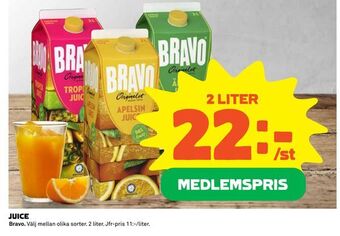 Coop Extra Juice erbjuda